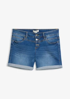 Pantalón corto vaquero con talle medio