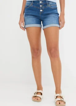 Pantalón corto vaquero con talle medio