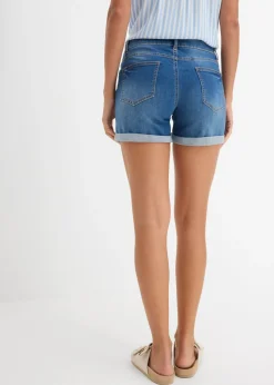 Pantalón corto vaquero con talle medio