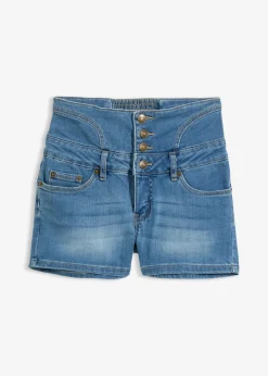 Pantalón corto vaquero de talle alto