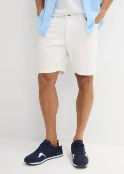 Pantalón corto vaquero elástico, loose fit, extra ancho