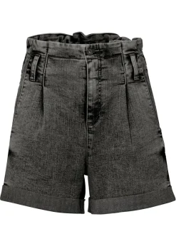 Pantalón corto vaquero paperbag