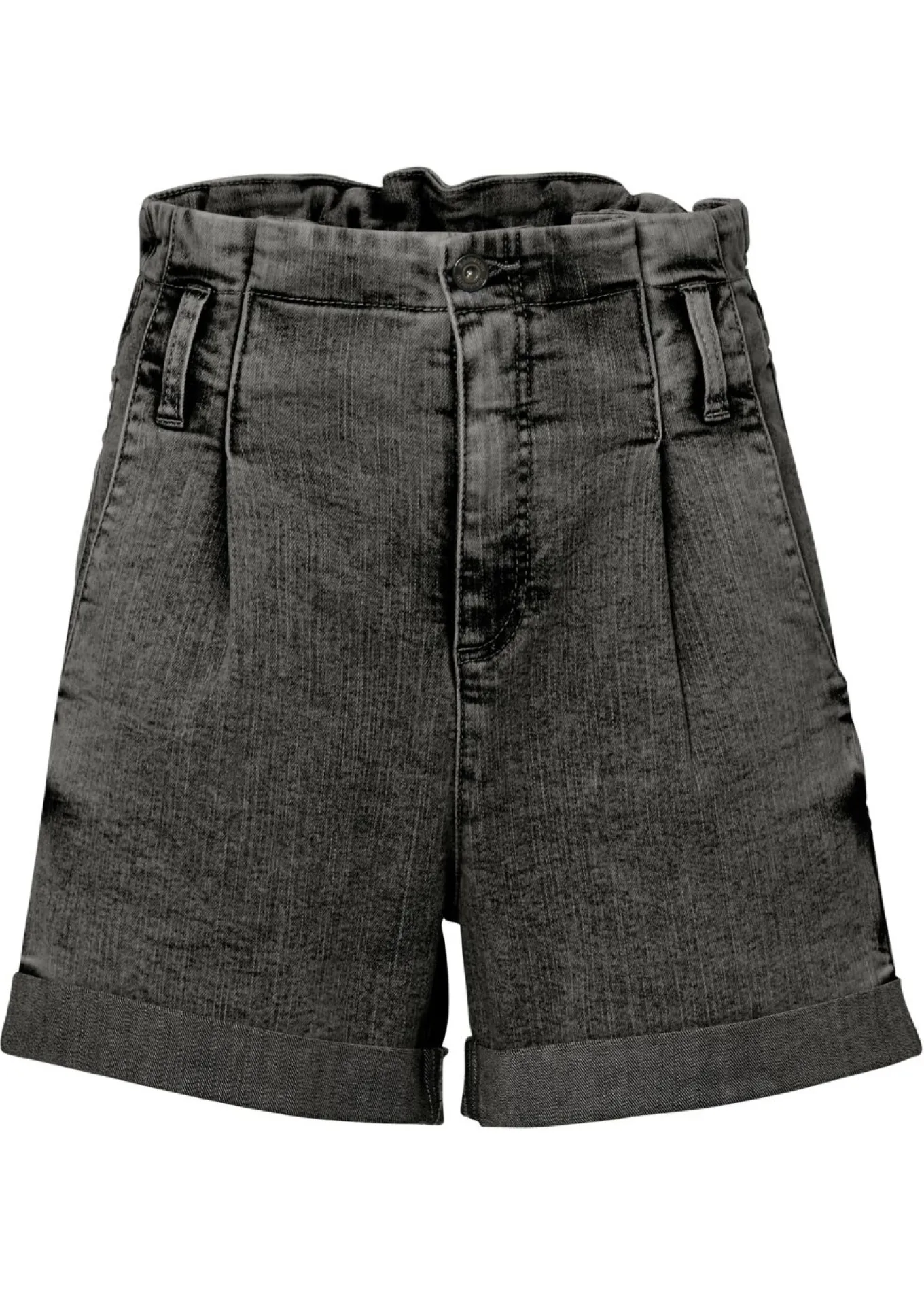 Pantalón corto vaquero paperbag