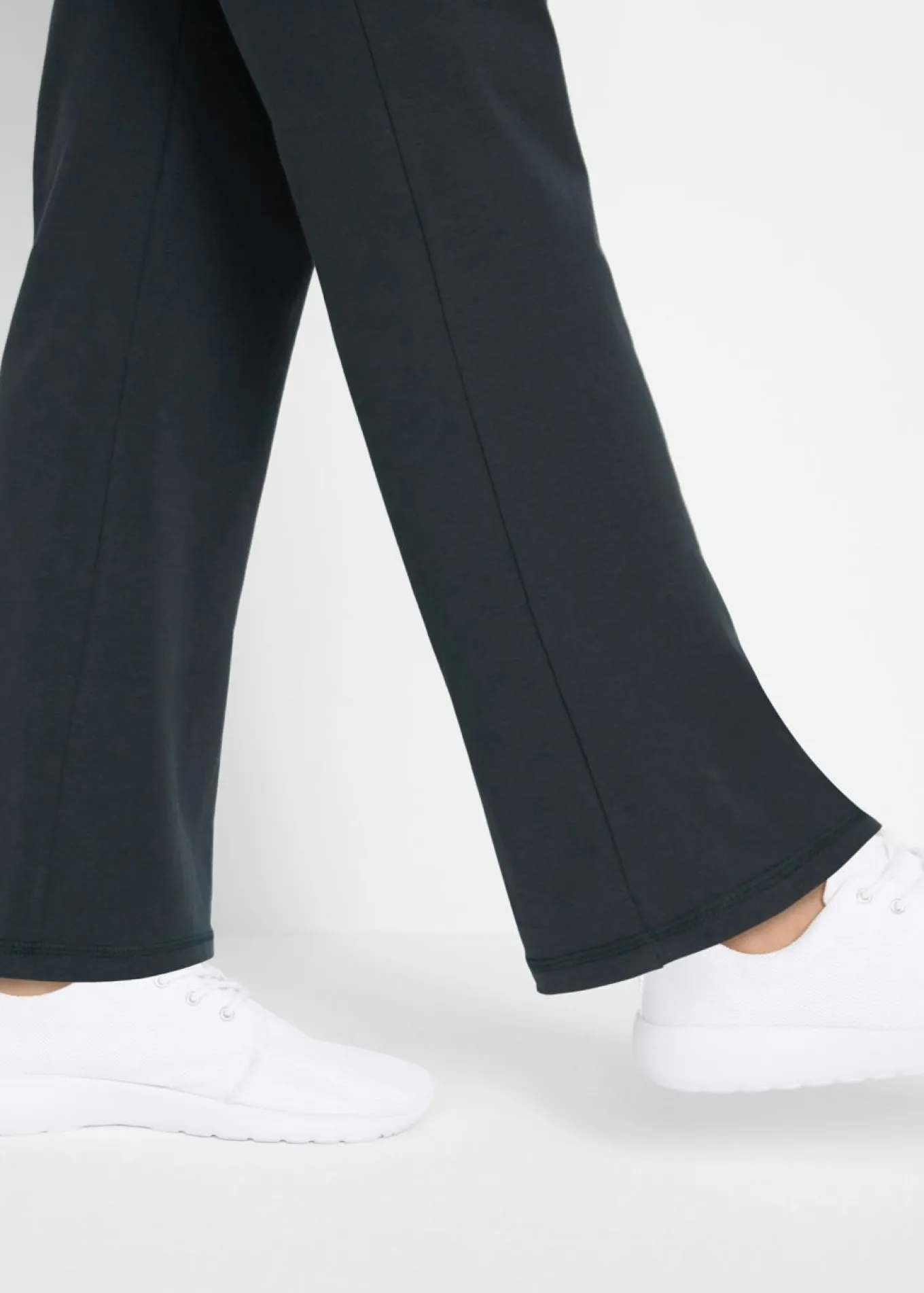 Pantalón de algodón acampanado
