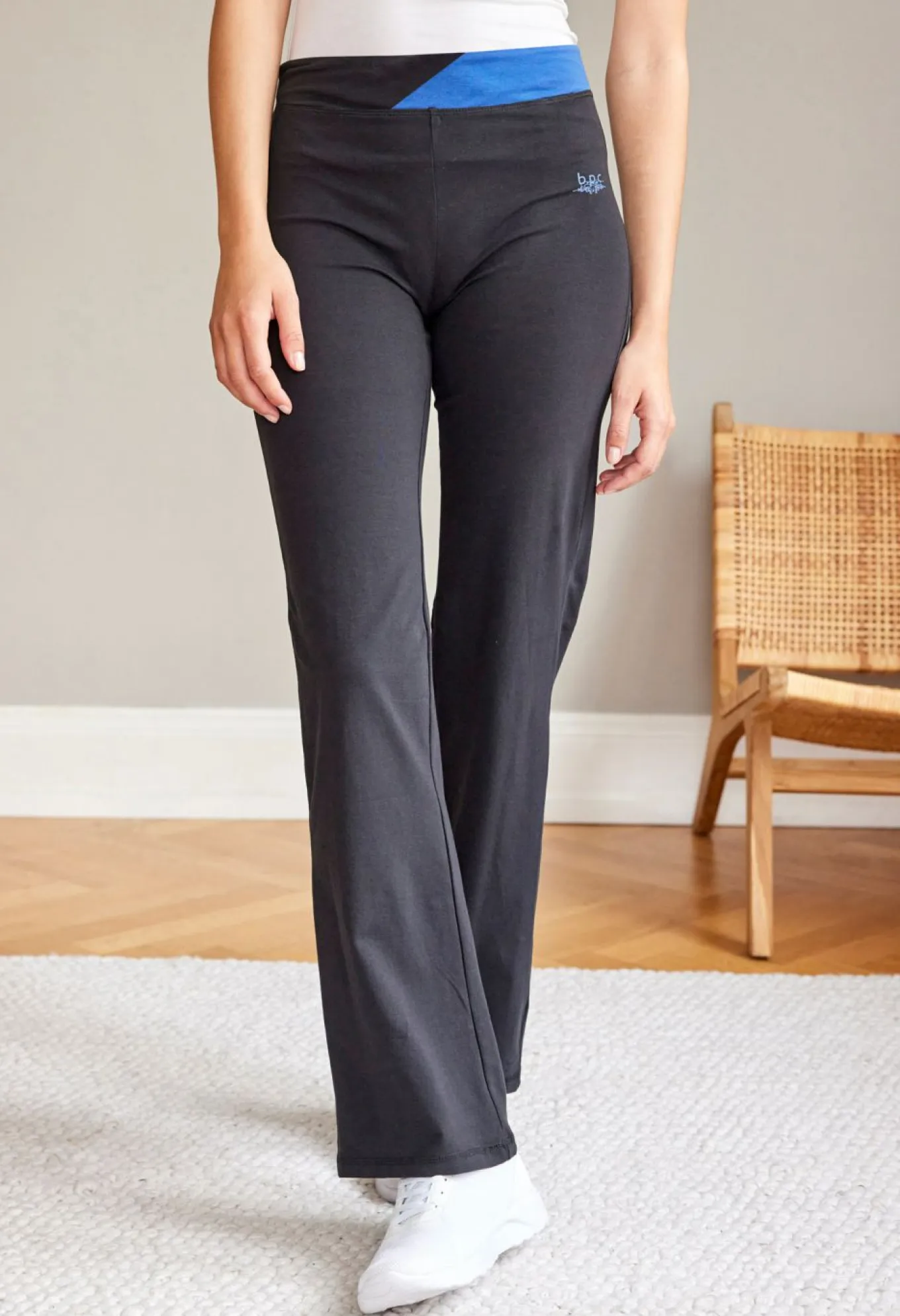 Pantalón de algodón acampanado