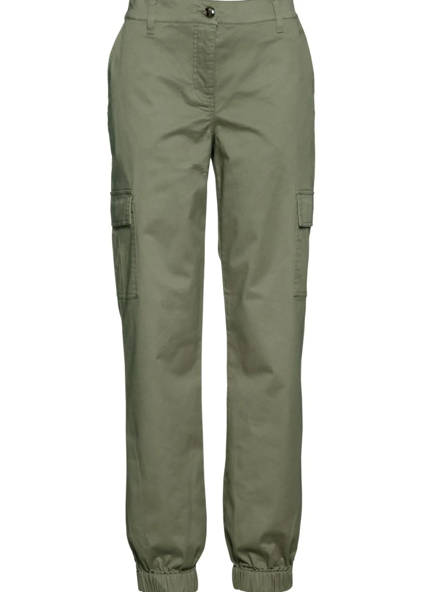 Pantalón de algodón elástico con estilo cargo