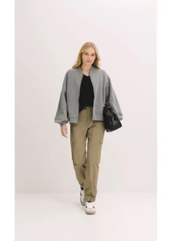 Pantalón de algodón elástico con estilo cargo
