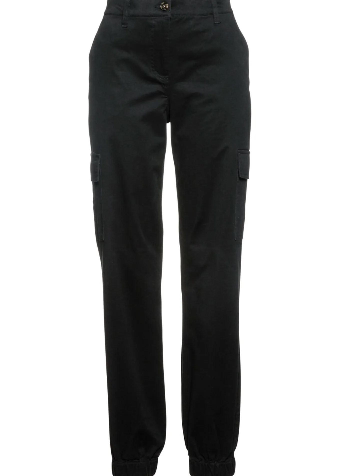 Pantalón de algodón elástico con estilo cargo