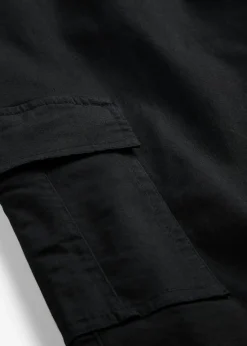 Pantalón de algodón elástico con estilo cargo