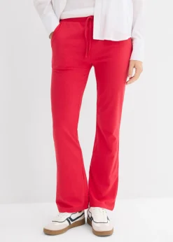 Pantalón de algodón orgánico puro con elástico