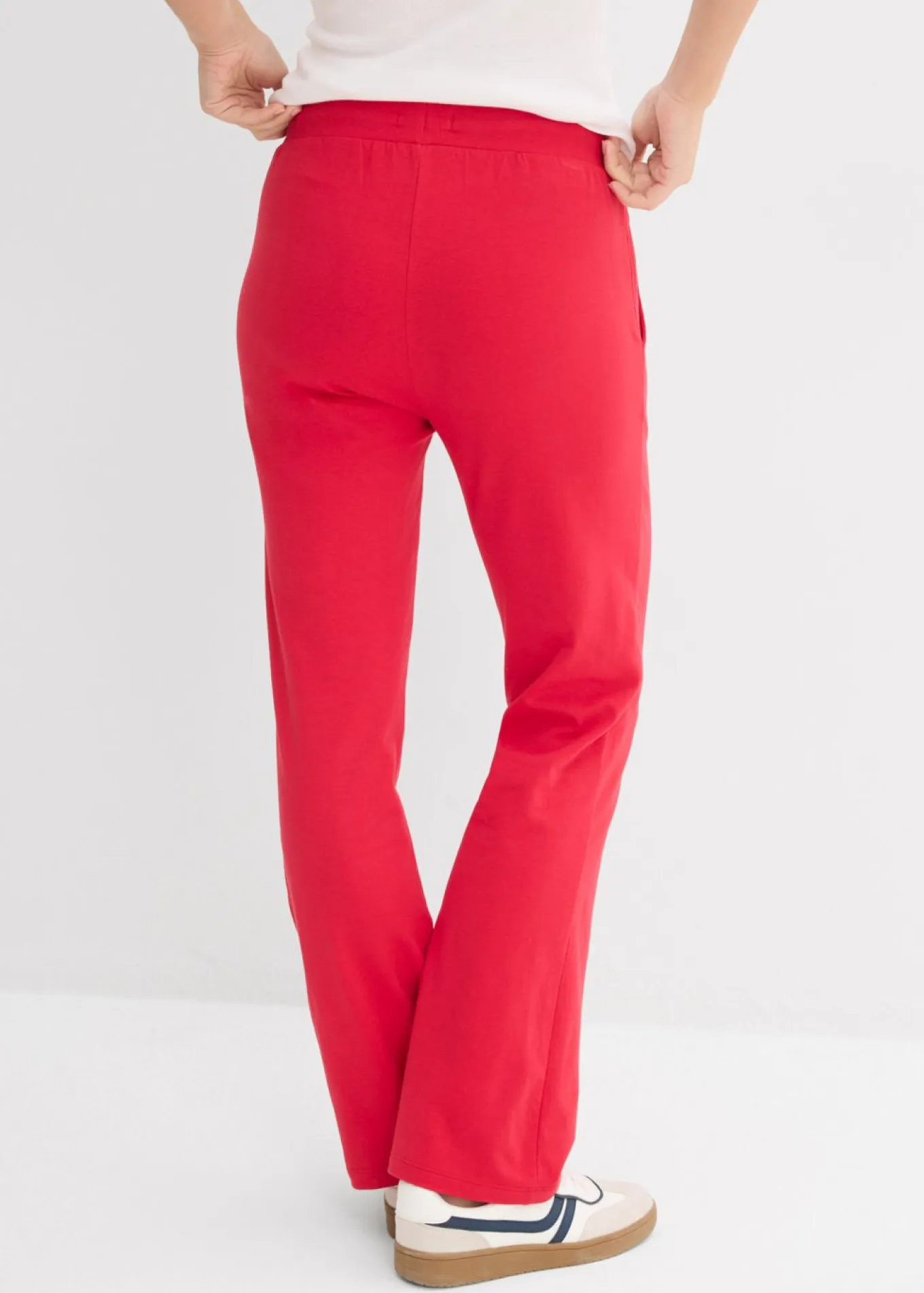 Pantalón de algodón orgánico puro con elástico