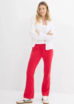 Pantalón de algodón orgánico puro con elástico