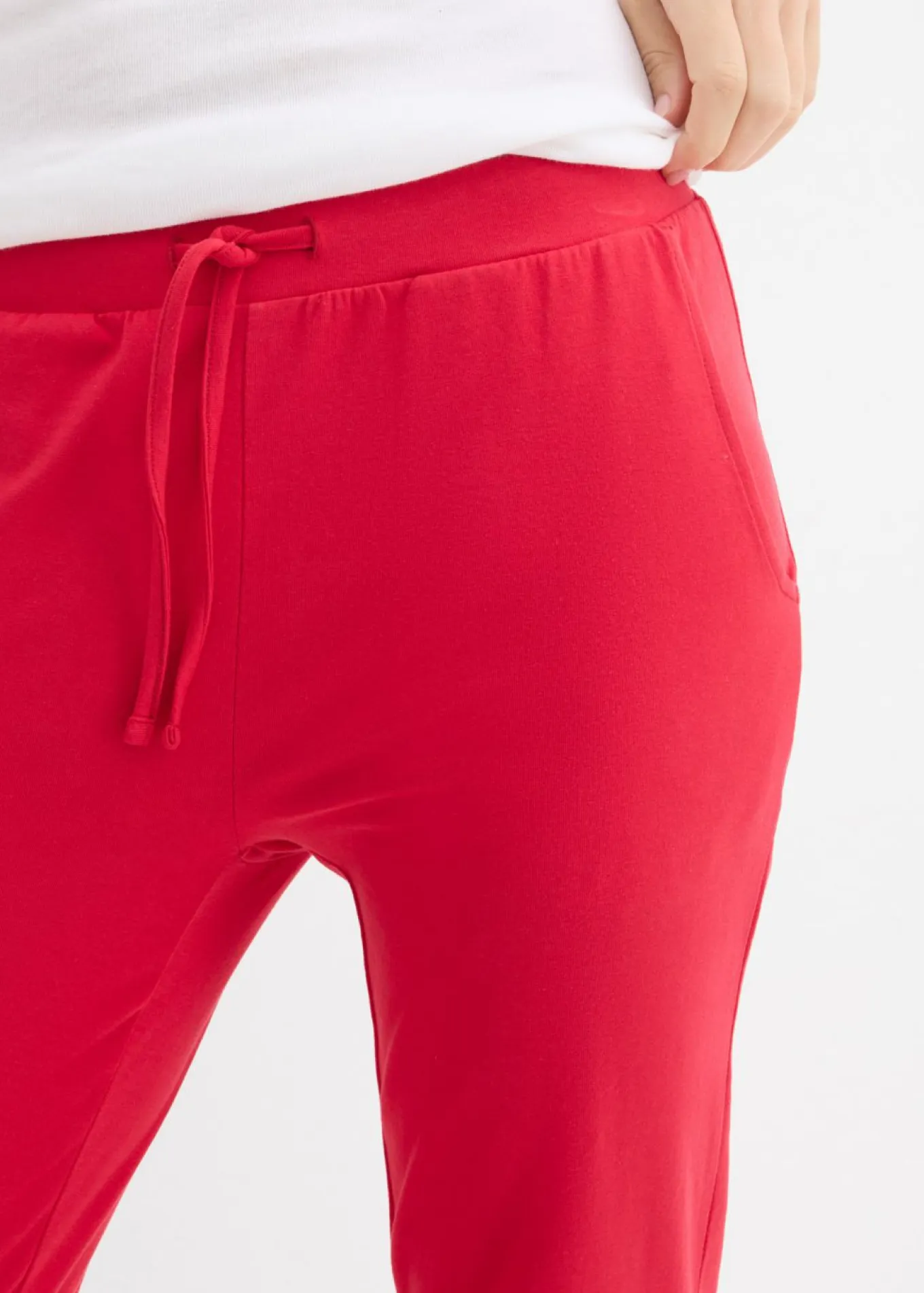 Pantalón de algodón orgánico puro con elástico