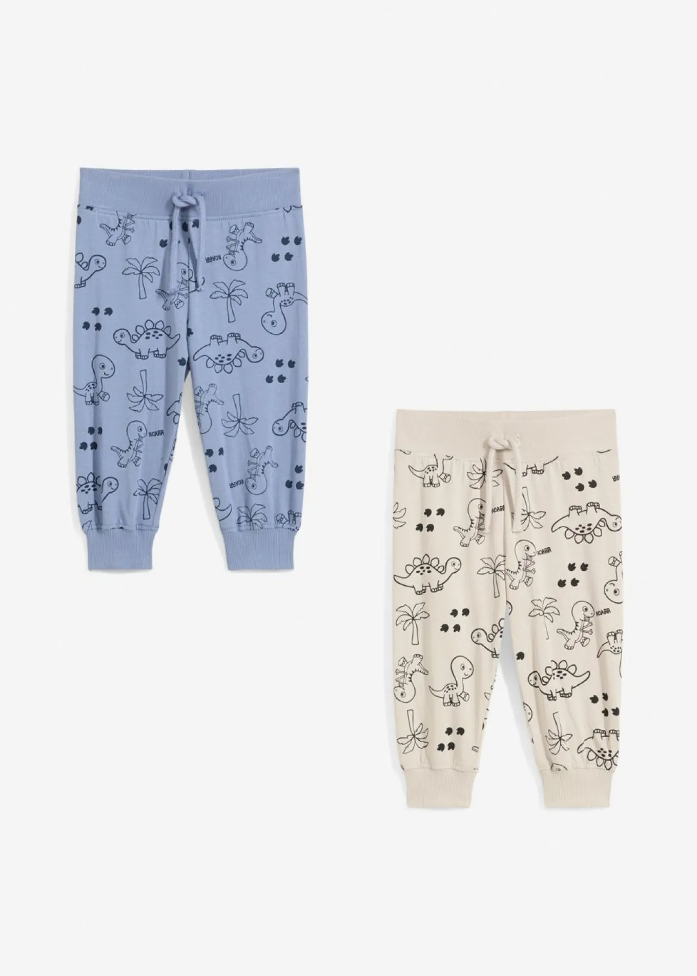 Pantalón de algodón orgánico puro (2 unidades)