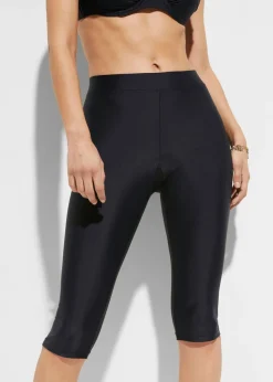 Pantalón de baño capri con cinturilla elástica