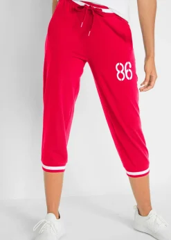 Pantalón de chándal 3/4 de mezcla de algodón