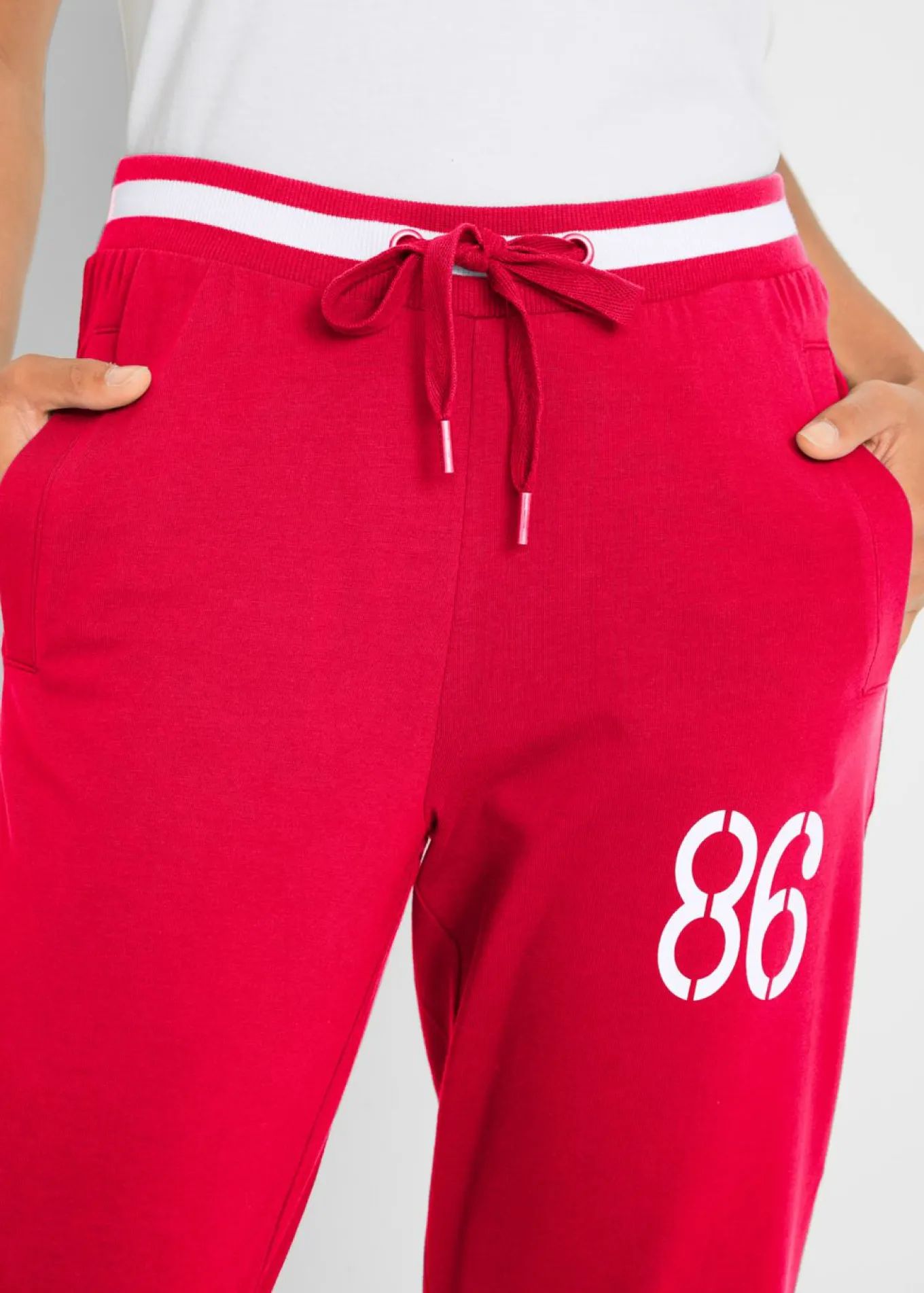 Pantalón de chándal 3/4 de mezcla de algodón