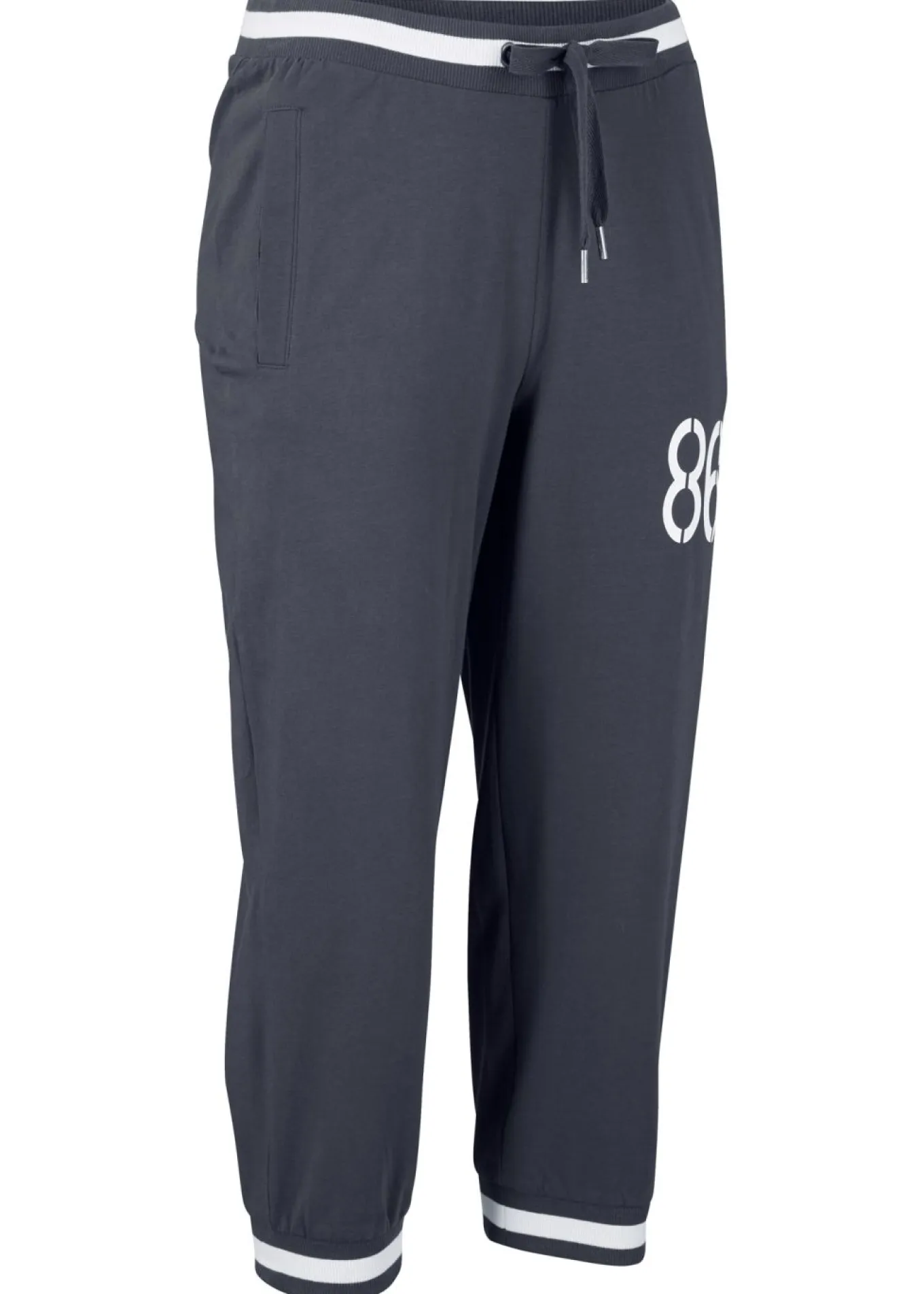 Pantalón de chándal 3/4 de mezcla de algodón