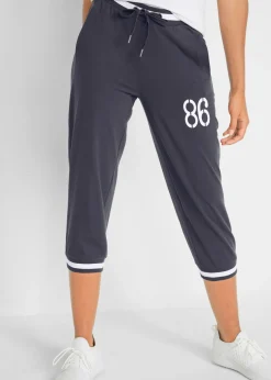 Pantalón de chándal 3/4 de mezcla de algodón