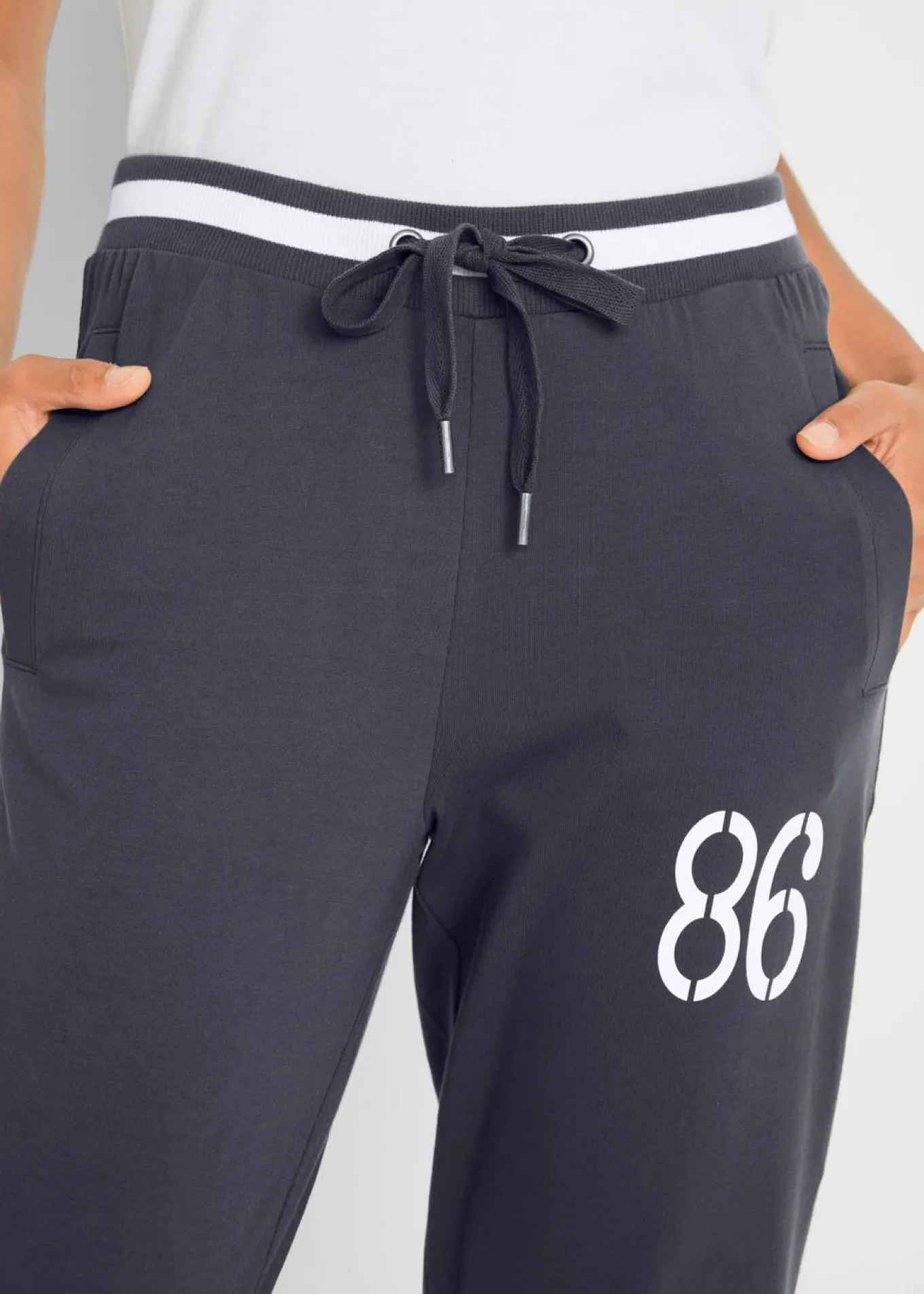Pantalón de chándal 3/4 de mezcla de algodón