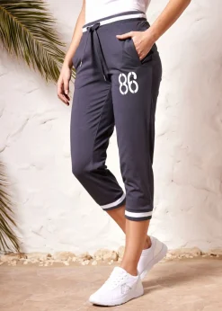 Pantalón de chándal 3/4 de mezcla de algodón