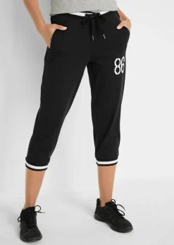 Pantalón de chándal 3/4 de mezcla de algodón