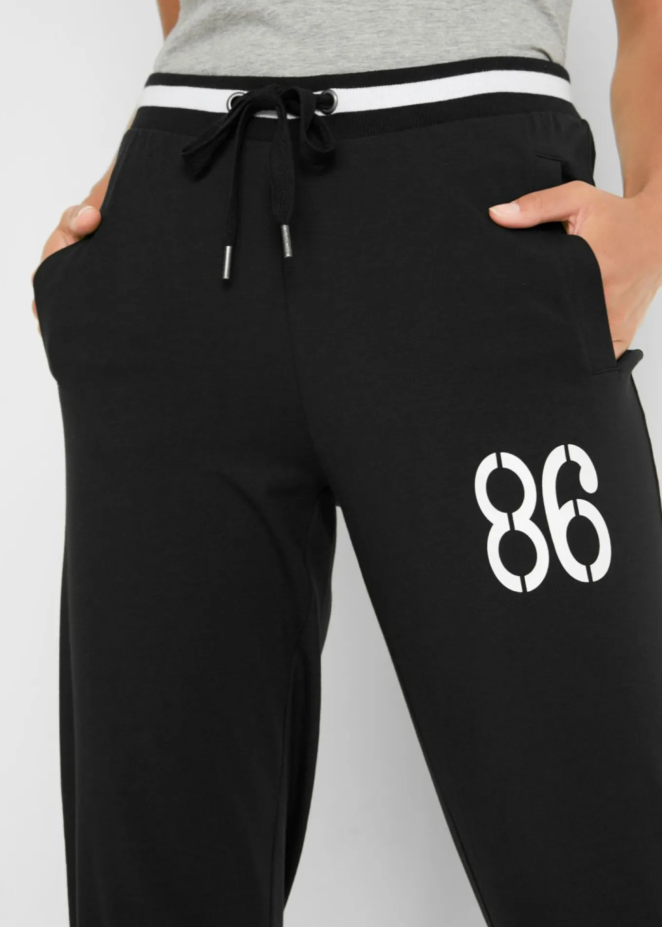 Pantalón de chándal 3/4 de mezcla de algodón