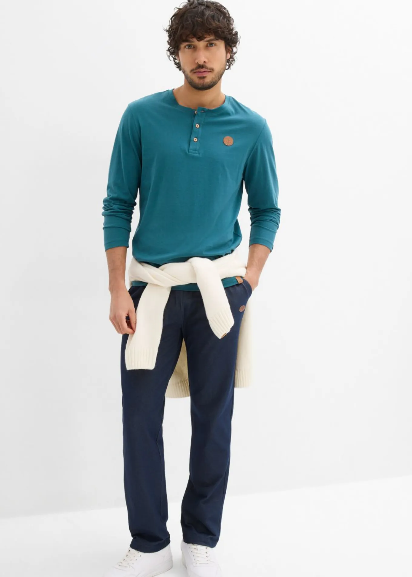 Pantalón de chándal con aspecto vaquero