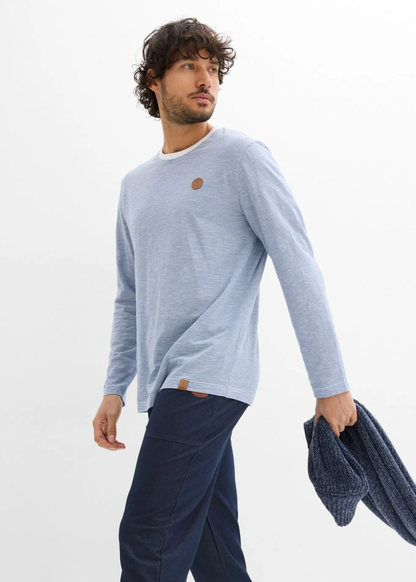 Pantalón de chándal con aspecto vaquero