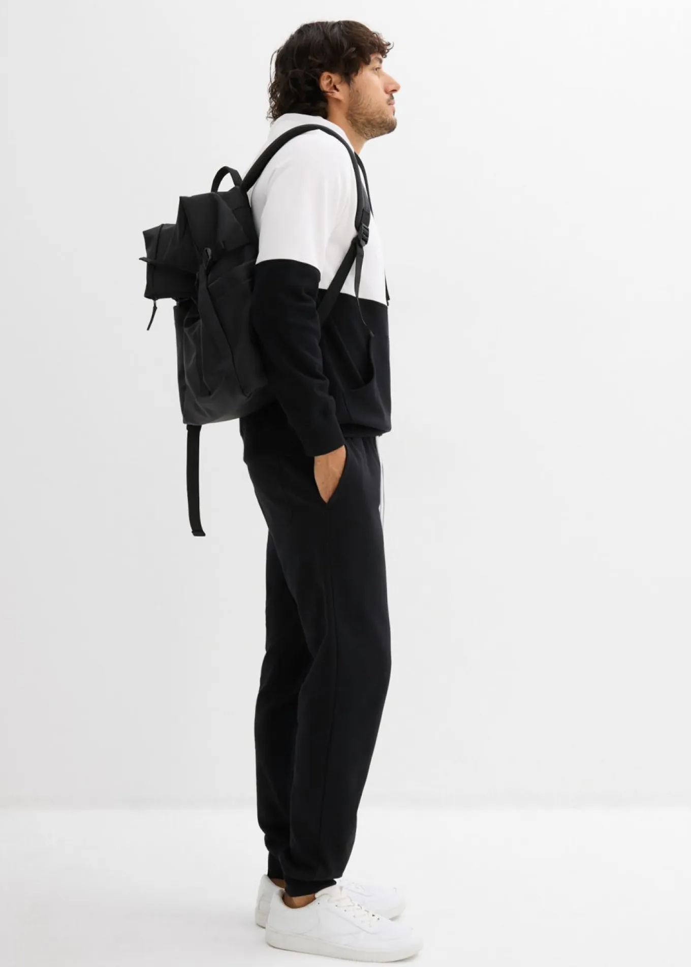 Pantalón de chándal con cintura de canalé