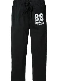Pantalón de chándal con detalles deportivos de algodón orgánico puro