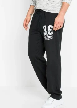 Pantalón de chándal con detalles deportivos de algodón orgánico puro