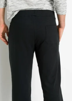 Pantalón de chándal con detalles deportivos de algodón orgánico puro
