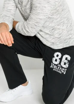 Pantalón de chándal con detalles deportivos de algodón orgánico puro