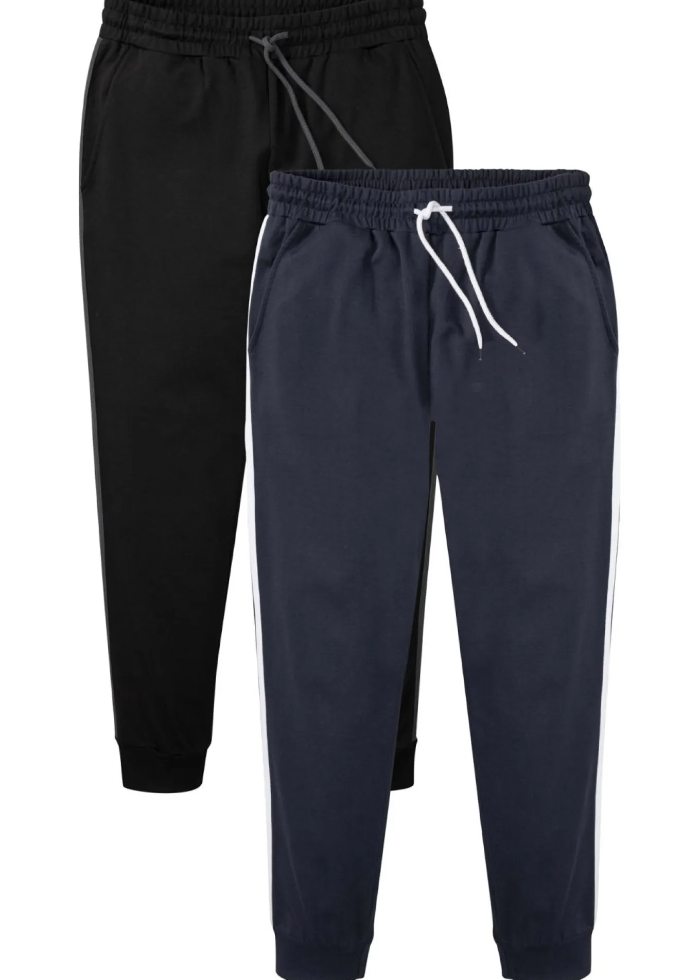 Pantalón de chándal con detalles de contraste (2 unidades)