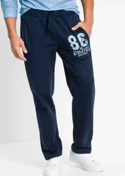 Pantalón de chándal con detalles deportivos de algodón orgánico puro