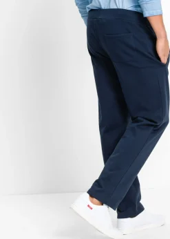 Pantalón de chándal con detalles deportivos de algodón orgánico puro