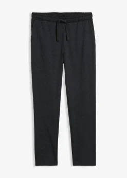 Pantalón de chándal con interior suave y dobladillo recto