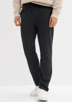 Pantalón de chándal con interior suave y dobladillo recto