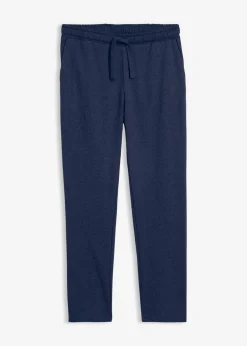 Pantalón de chándal con interior suave y dobladillo recto