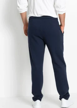 Pantalón de chándal con interior suave y dobladillo recto