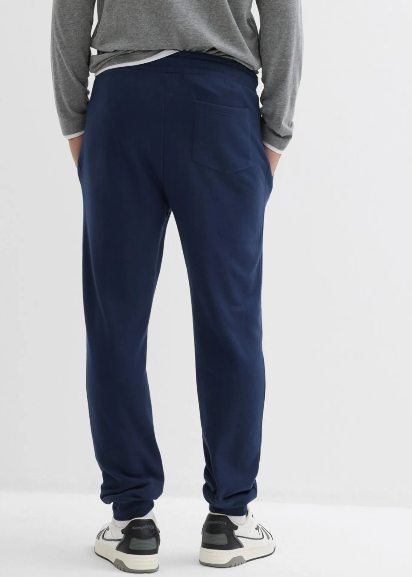 Pantalón de chándal de algodón orgánico puro con corte regular