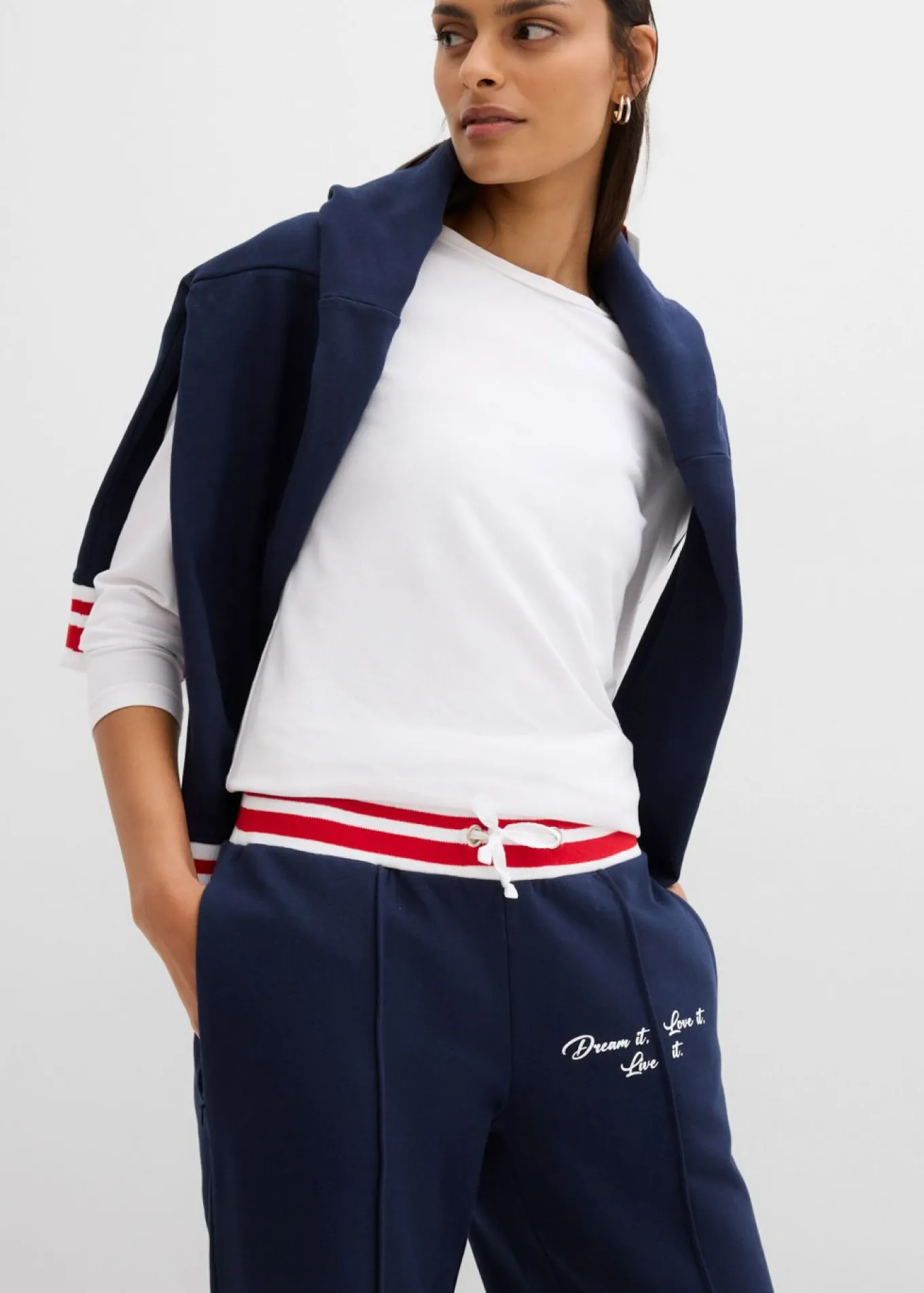 Pantalón de chándal de algodón ecológico puro