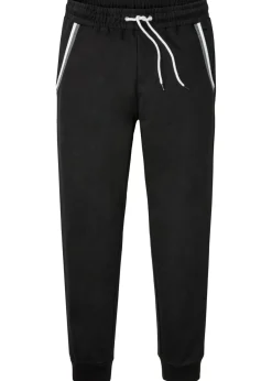 Pantalón de chándal de algodón puro con detalles en contraste