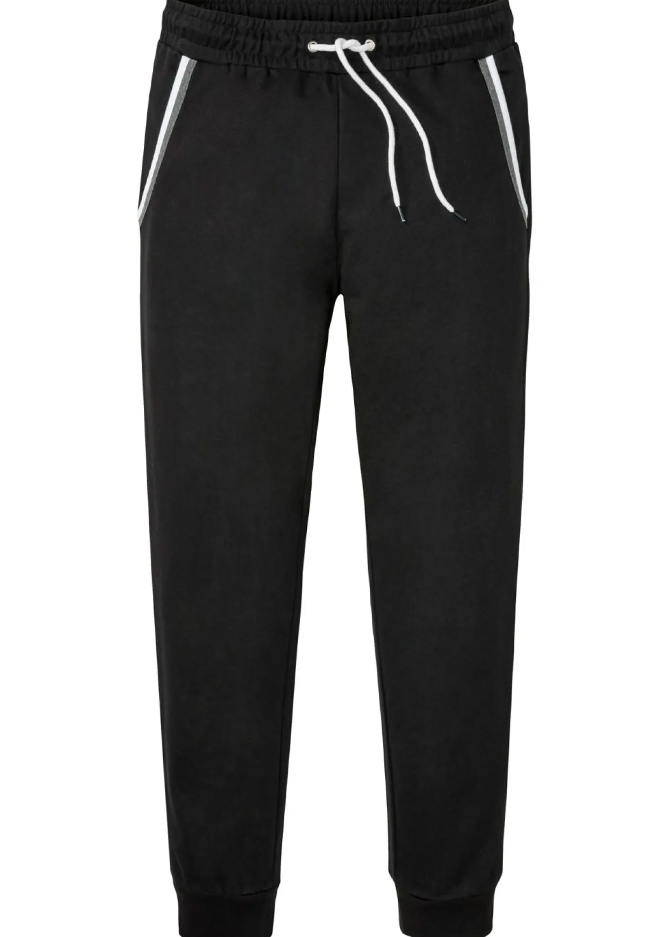 Pantalón de chándal de algodón puro con detalles en contraste