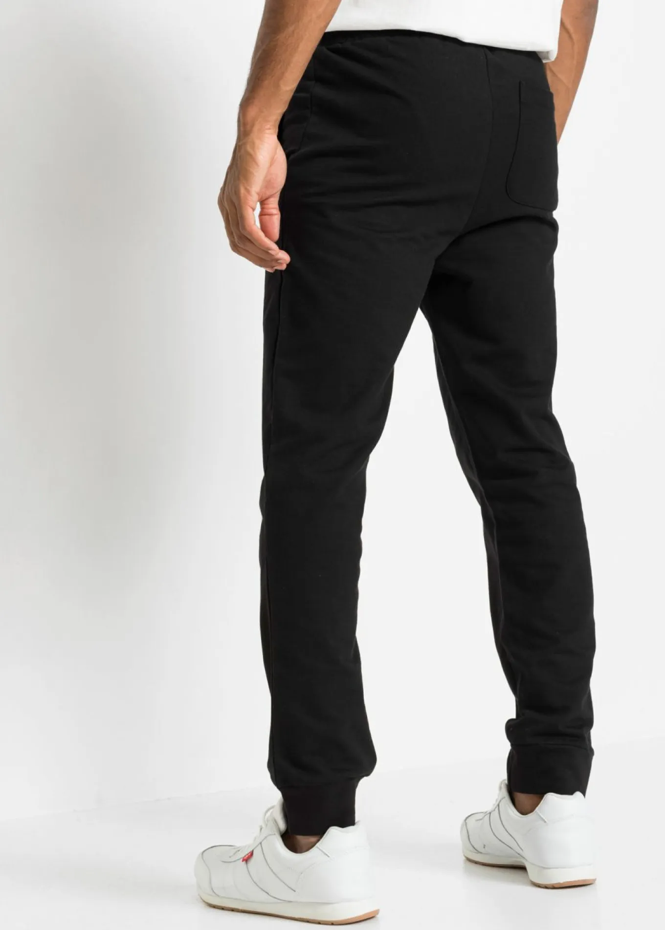 Pantalón de chándal de algodón puro con detalles en contraste
