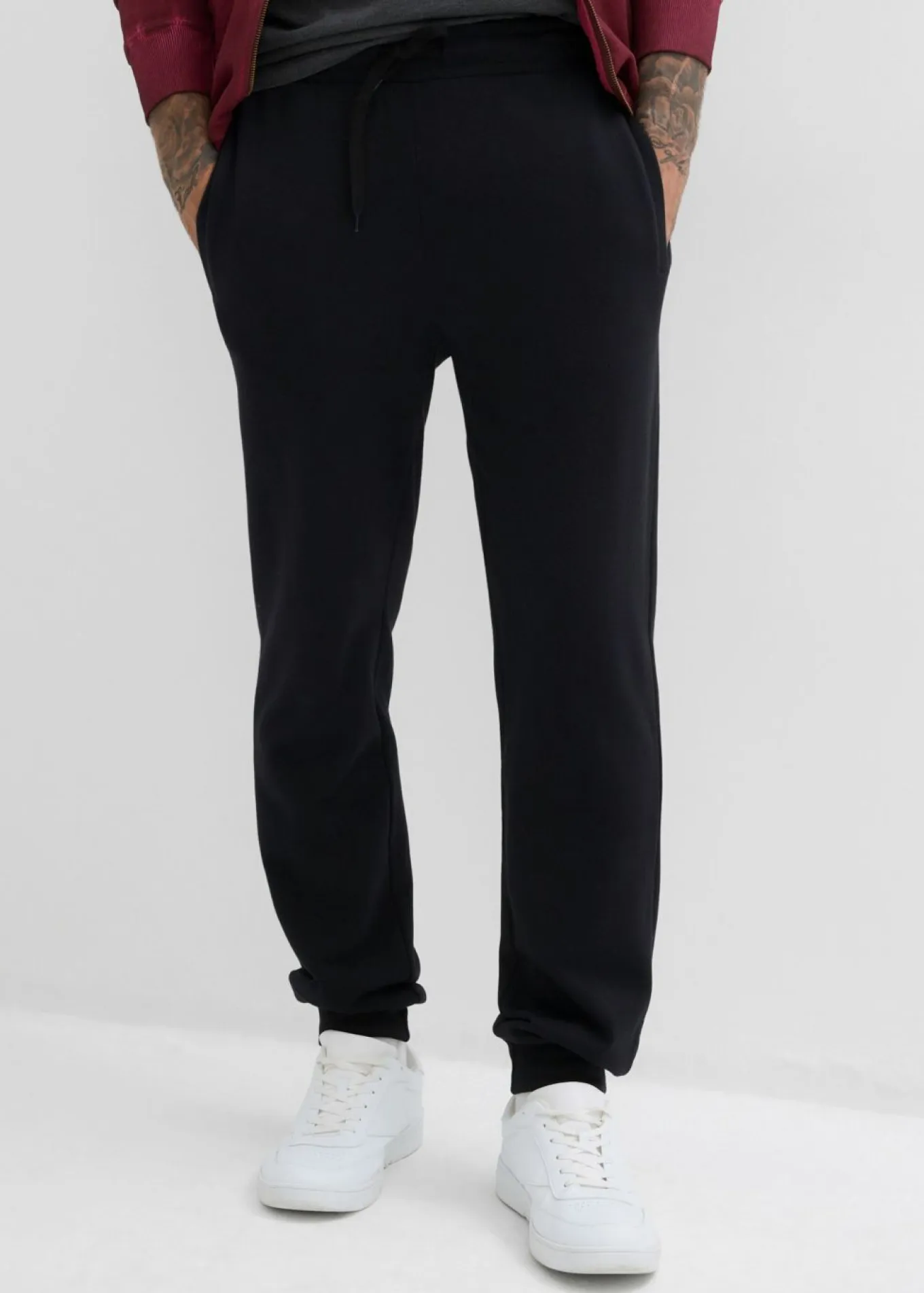 Pantalón de chándal de algodón orgánico puro con corte regular