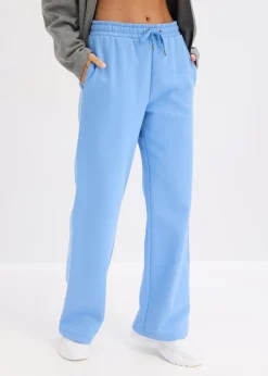Pantalón de chándal de algodón orgánico puro con cintura alta