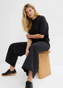Pantalón de chándal de algodón orgánico con largo capri
