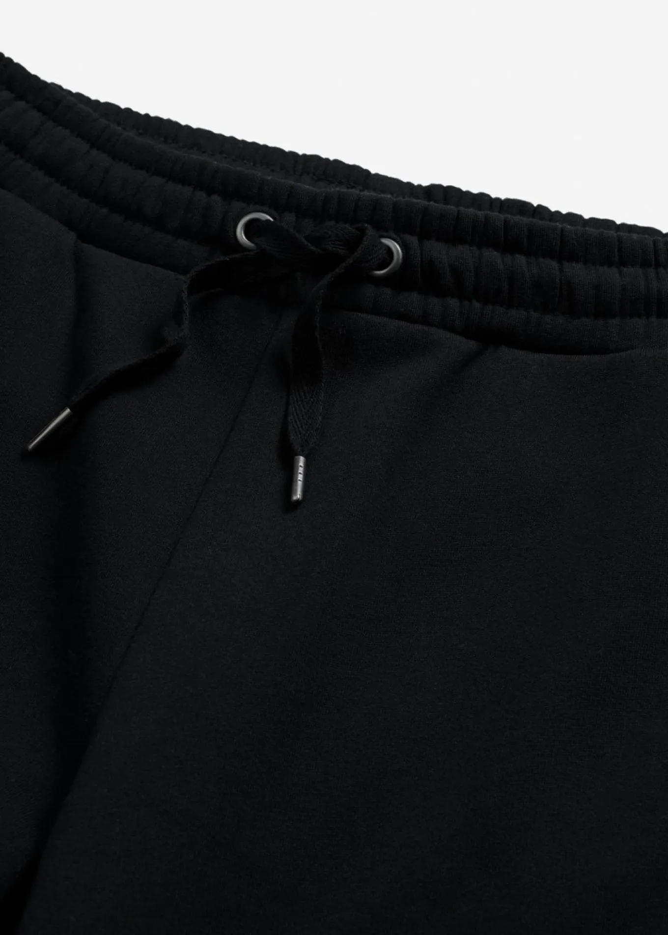Pantalón de chándal de algodón orgánico puro con cintura alta